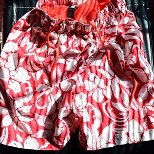 Swimming Trunks (Red & White)